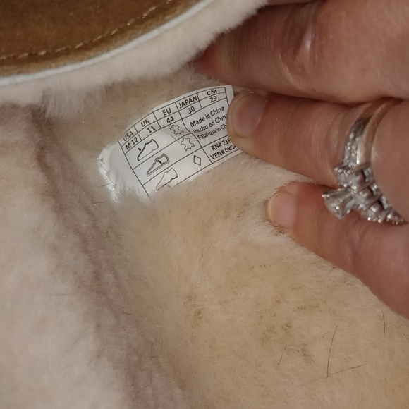 Fireside shearling Dearfoam slippers men's size 12 - Picture 8 of 12